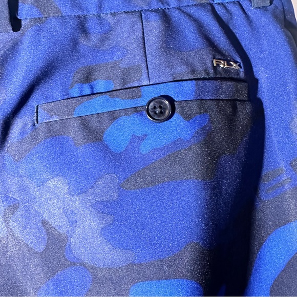 RLX Ralph Lauren Pants Men’s 34x32 Golf Performance Blue Camo Stretch Chino - Picture 4 of 8